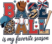 Load image into Gallery viewer, DTF Transfer – Baseball Season Multi Sizes (SP-BS002)
