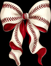 Load image into Gallery viewer, DTF Transfer – IA Baseball Bow Multi Sizes