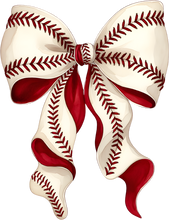 Load image into Gallery viewer, DTF Transfer – IA Baseball Bow Multi Sizes