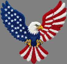 Load image into Gallery viewer, DTF Transfer – IB Patriotic Yarn Eagle Multi Sizes