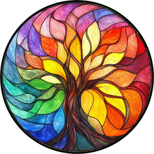 Load image into Gallery viewer, DTF Transfer – IN Colorful Tree Multi Sizes