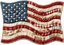 Load image into Gallery viewer, DTF Transfer – Patch Flag Multi Sizes (PA-FL004)