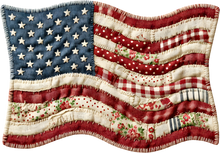 Load image into Gallery viewer, DTF Transfer – Patch Flag Multi Sizes (PA-FL004)