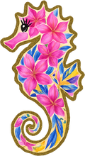 Load image into Gallery viewer, DTF Transfer – Flower Seahorse Multi Sizes (AN-SH002)