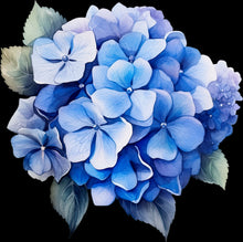Load image into Gallery viewer, DTF Transfer – Blue Hydrangea Multi Sizes (FL-HY001)