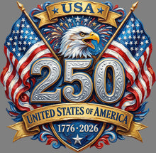 Load image into Gallery viewer, DTF Transfer – 250 USA Multi Sizes (PA-AN001)