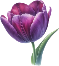 Load image into Gallery viewer, DTF Transfer – Purple Flower Multi Sizes (FL-MI002)