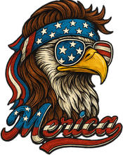 Load image into Gallery viewer, DTF Transfer – Merica Eagle Multi Sizes (PA-EA002)