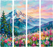 Load image into Gallery viewer, DTF Transfer – Mountain Paint Multi Sizes (MT-SC001)