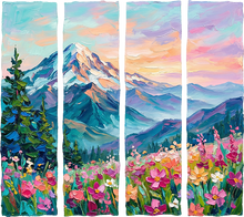 Load image into Gallery viewer, DTF Transfer – Mountain Paint Multi Sizes (MT-SC001)
