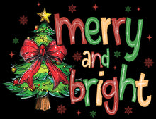 Load image into Gallery viewer, DTF Transfer – 11" Merry and Bright