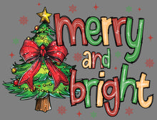 Load image into Gallery viewer, DTF Transfer – 11" Merry and Bright