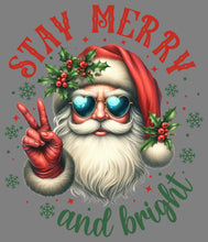 Load image into Gallery viewer, DTF Transfer – 11" Stay Merry and Bright