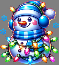 Load image into Gallery viewer, DTF Transfer – Neon Snowman Multi Sizes