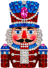 Load image into Gallery viewer, DTF Transfer – Rhinestone Nutcracker Multi Sizes