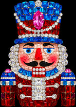Load image into Gallery viewer, DTF Transfer – Rhinestone Nutcracker Multi Sizes