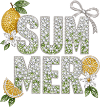 Load image into Gallery viewer, DTF Transfer – Gem Summer Lemons Multi Sizes (SM-SC004)