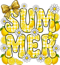 Load image into Gallery viewer, DTF Transfer – Summer Lemons Multi Sizes (SM-TX002)