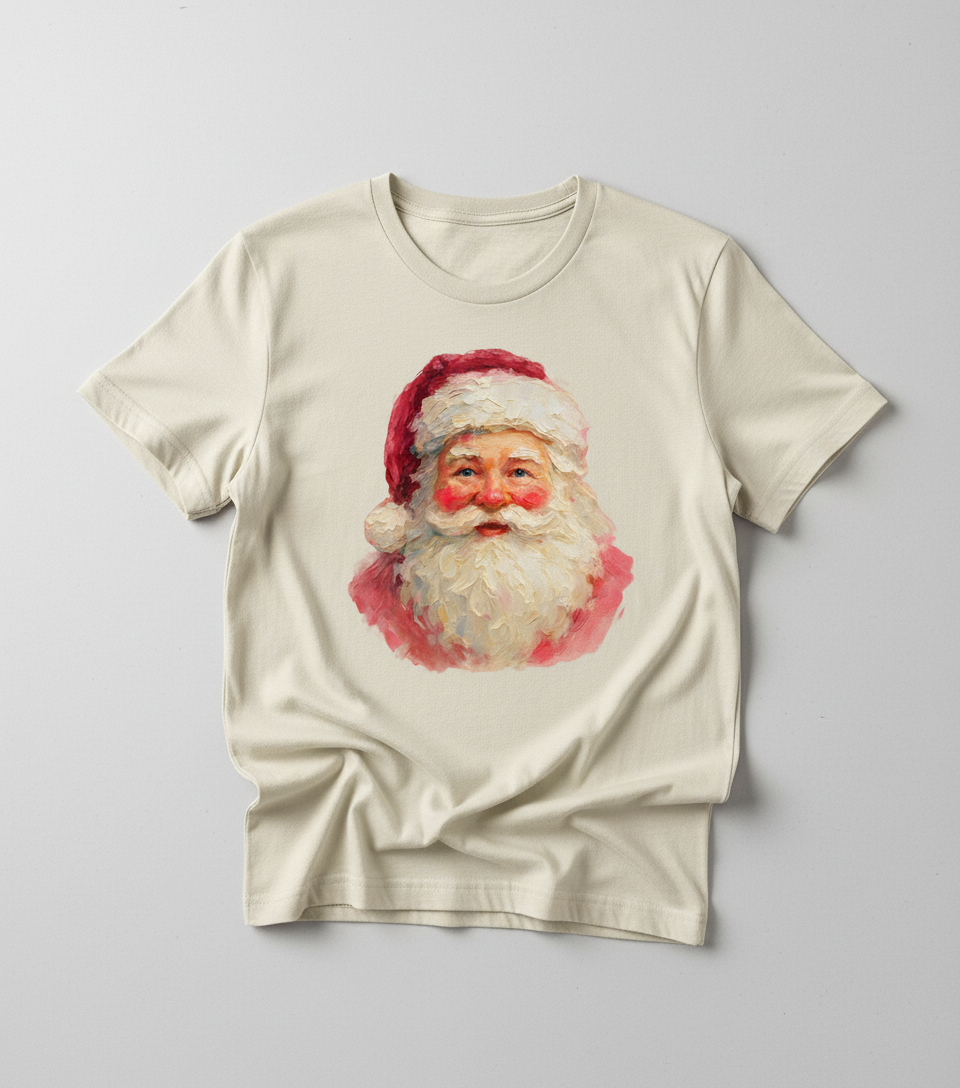 DTF Transfer –Vintage Santa Paint YC Multi Sizes