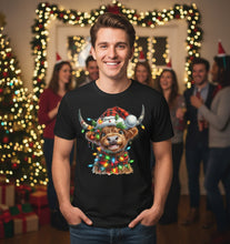 Load image into Gallery viewer, DTF Transfer – Xmas Cow Multi Sizes