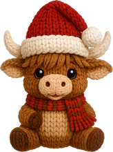 Load image into Gallery viewer, DTF Transfer – Yarn Cow B Multi Sizes