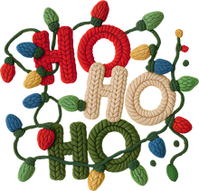 Load image into Gallery viewer, DTF Transfer – Yarn Ho Ho Ho Multi Sizes