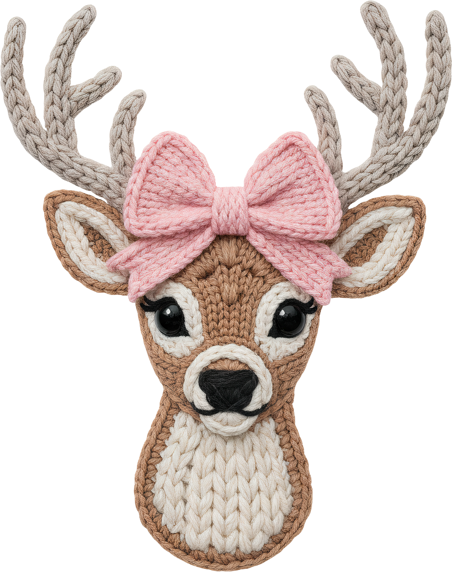 DTF Transfer – Yarn Pretty Deer Multi Sizes