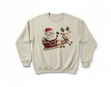 Load image into Gallery viewer, DTF Transfer – 11" Yarn Santa Sleigh