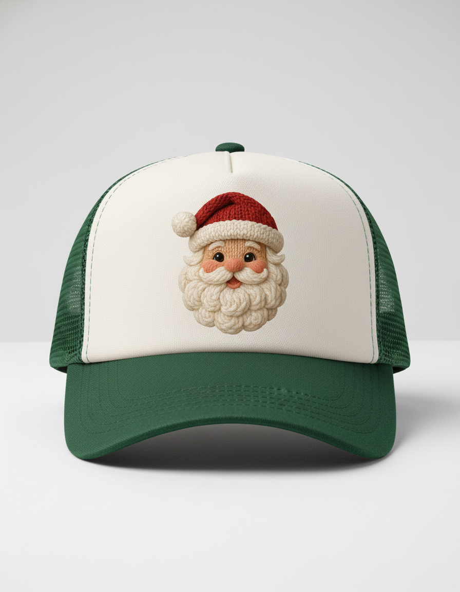 DTF Transfer – Yarn Santa Face C