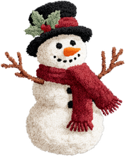 Load image into Gallery viewer, DTF Transfer – 11" Yarn Snow Man