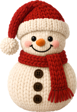 Load image into Gallery viewer, DTF Transfer – Yarn Snowman Y Multi Sizes