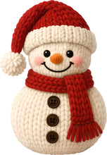 Load image into Gallery viewer, DTF Transfer – Yarn Snowman Y Multi Sizes