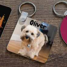 Load image into Gallery viewer, BILLBOARD KEYCHAIN - SQUARE - PERSONALIZED NAME - Get Things Printed INC