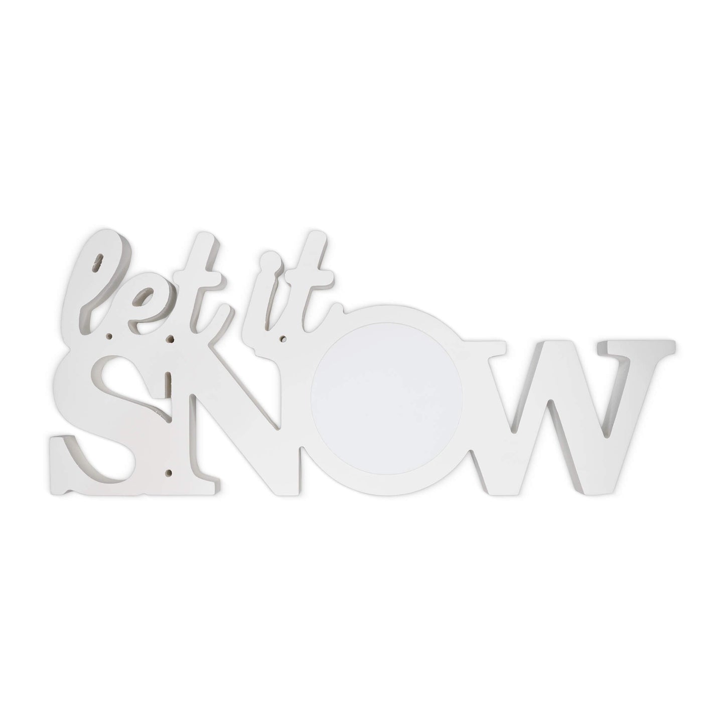 LET IT SNOW PHOTO BLOCK - Get Things Printed INC