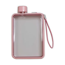 Load image into Gallery viewer, PINK 13oz FLAT WATER BOTTLE - Get Things Printed INC