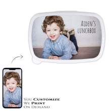 Load image into Gallery viewer, PINK KIDS PLASTIC LUNCH BOX - Get Things Printed INC