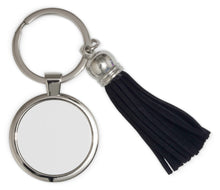 Load image into Gallery viewer, TASSEL KEYCHAIN WITH BUTTERFLY ART - Get Things Printed INC