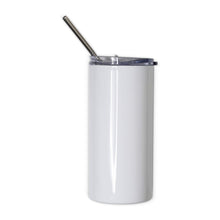 Load image into Gallery viewer, TUMBLER WITH STRAW AND LID 16oz - STAINLESS STEEL - Get Things Printed INC