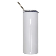 Load image into Gallery viewer, TUMBLER WITH STRAW AND LID 20oz - STAINLESS STEEL - Get Things Printed INC