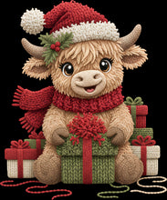 Load image into Gallery viewer, DTF Transfer – Yarn Highland Cow Presents Multi Sizes
