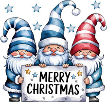 Load image into Gallery viewer, DTF Transfer - Gnome Merry Christmas Multi Size
