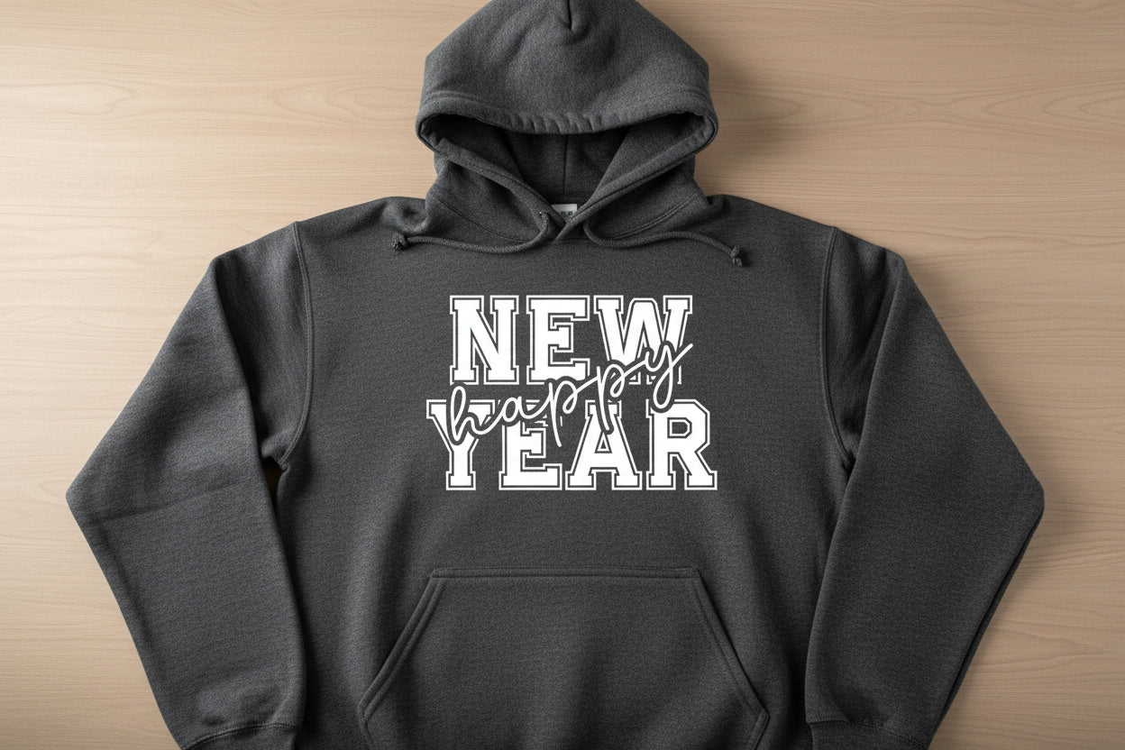 DTF Transfer – AA Happy New Year 11"W