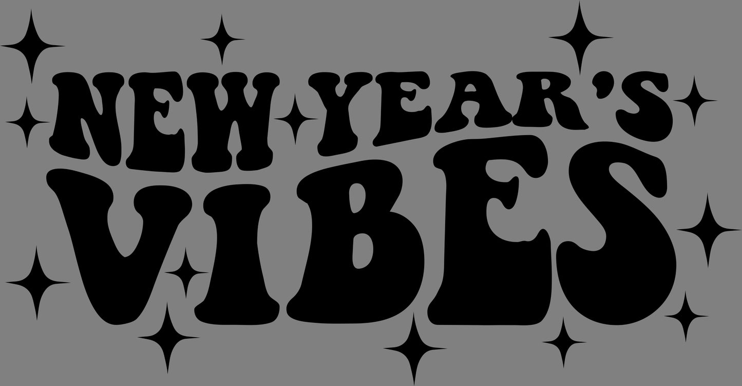 DTF Transfer – AB Happy New Year Vibes 11"W