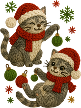 Load image into Gallery viewer, DTF Transfer – Yarn Cats Multi Sizes
