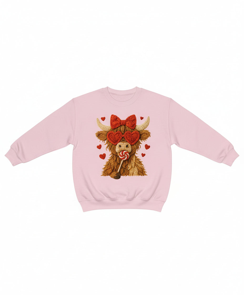 DTF Transfer – Yarn Cow Hearts Multi Sizes (CW-HC008)