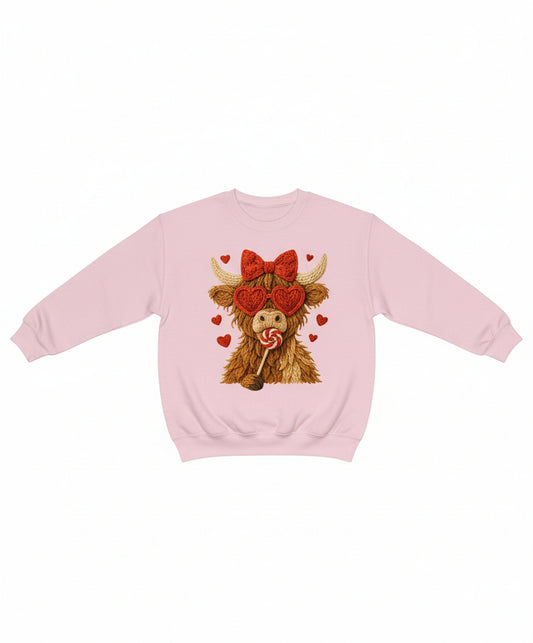 DTF Transfer – Yarn Cow Hearts Multi Sizes (CW-HC008)