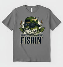 Load image into Gallery viewer, DTF Transfer – AF Wishin I was Fishin Multi Sizes
