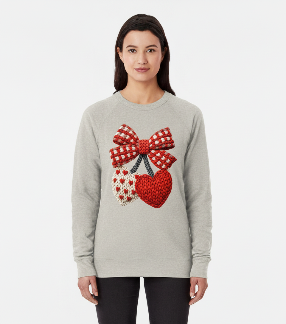 DTF Transfer – Al Yarn Cherry Hearts Multi Sizes