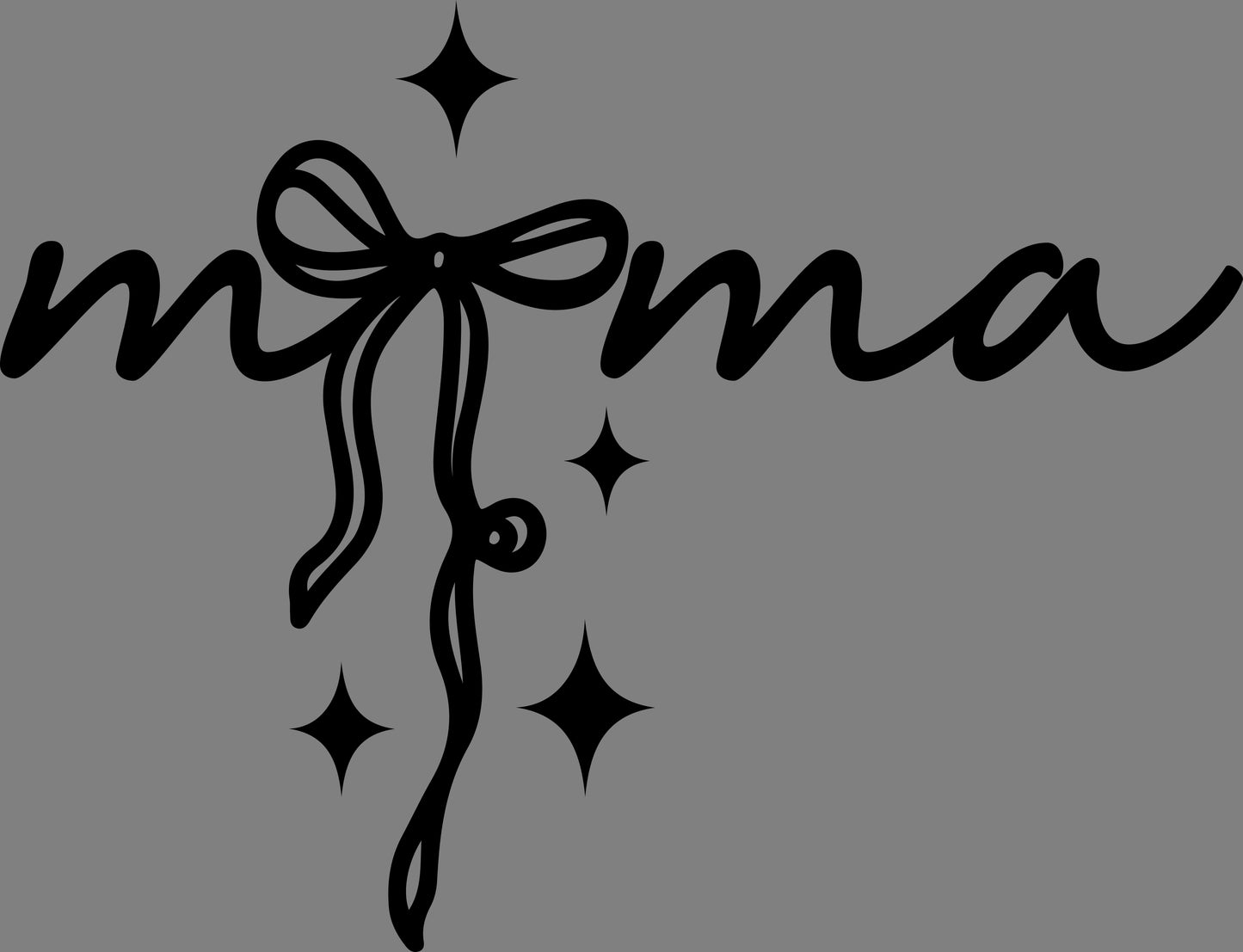 DTF Transfer – AJ Mama Script 11"W