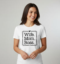 Load image into Gallery viewer, DTF Transfer – AK Wife Mom Boss 10.6&quot;W
